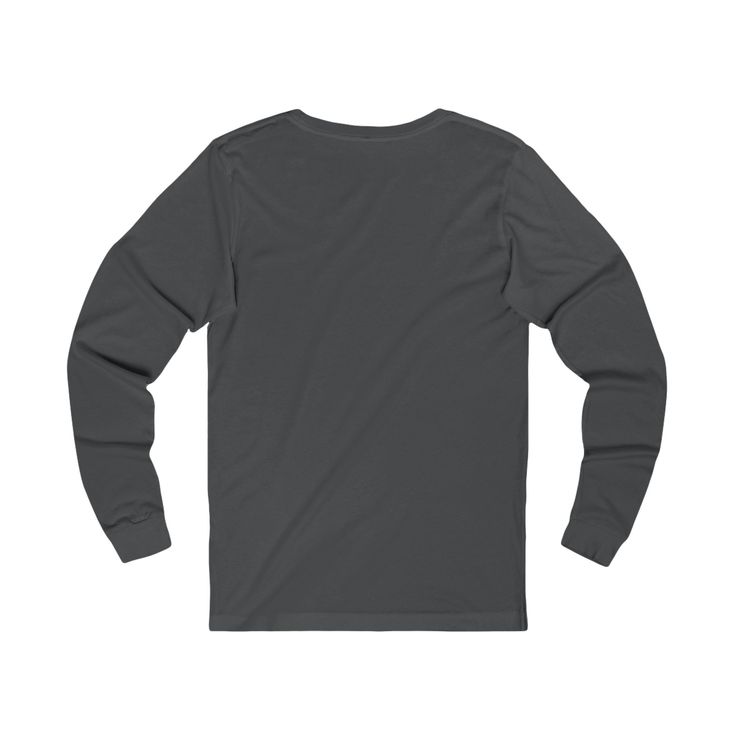 Long Sleeve Basic Cotton Tee – Gray